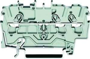 WAGO 2002-2408 Doppelstock-Durchgangsklemme 5.20 mm Zugfeder Belegung: L Grau 1 St. kaufen