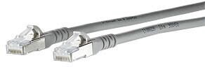 METZ CONNECT Patchkabel Cat.6A 10G, AWG26, 3m, grau