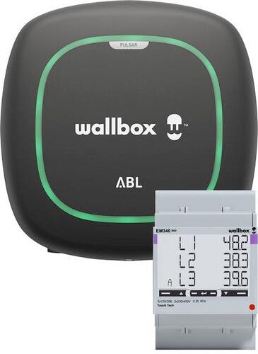 ABL Pulsar Dienstwagen Wallbox Bundle 22kW Kabel+MID Meter, schwarz (100000499)