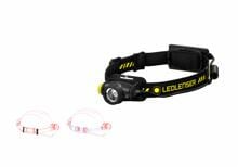 LED Lenser Work Stirnlampe Advanced; 15lm-500lm (Boost) / bis 200m / bis 45h / IP67 / per Magnetic Charge System, schwarz (H5R Work)