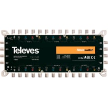 Televes MS138C NevoSwitch Multischalter, 13 Eingänge, 8 Ausgänge (714701)