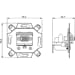 Busch-Jaeger 0261/23 VGA-Anschlussdose mit Schraubklemmen und Zugentlastung, grau (2CKA000230A0423)