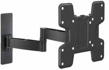 Burg Guard VA-3240 Monitor Wandhalter für LCD-Monitor bis zu 43", Wandabstand max. 537mm, Tragkraft max. 16 kg, schwarz/silber (579534)