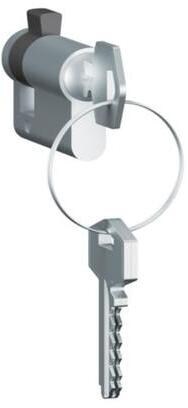 Legrand Halbzylinder 40mm, gleiche Schließung, Aluminium (069795)