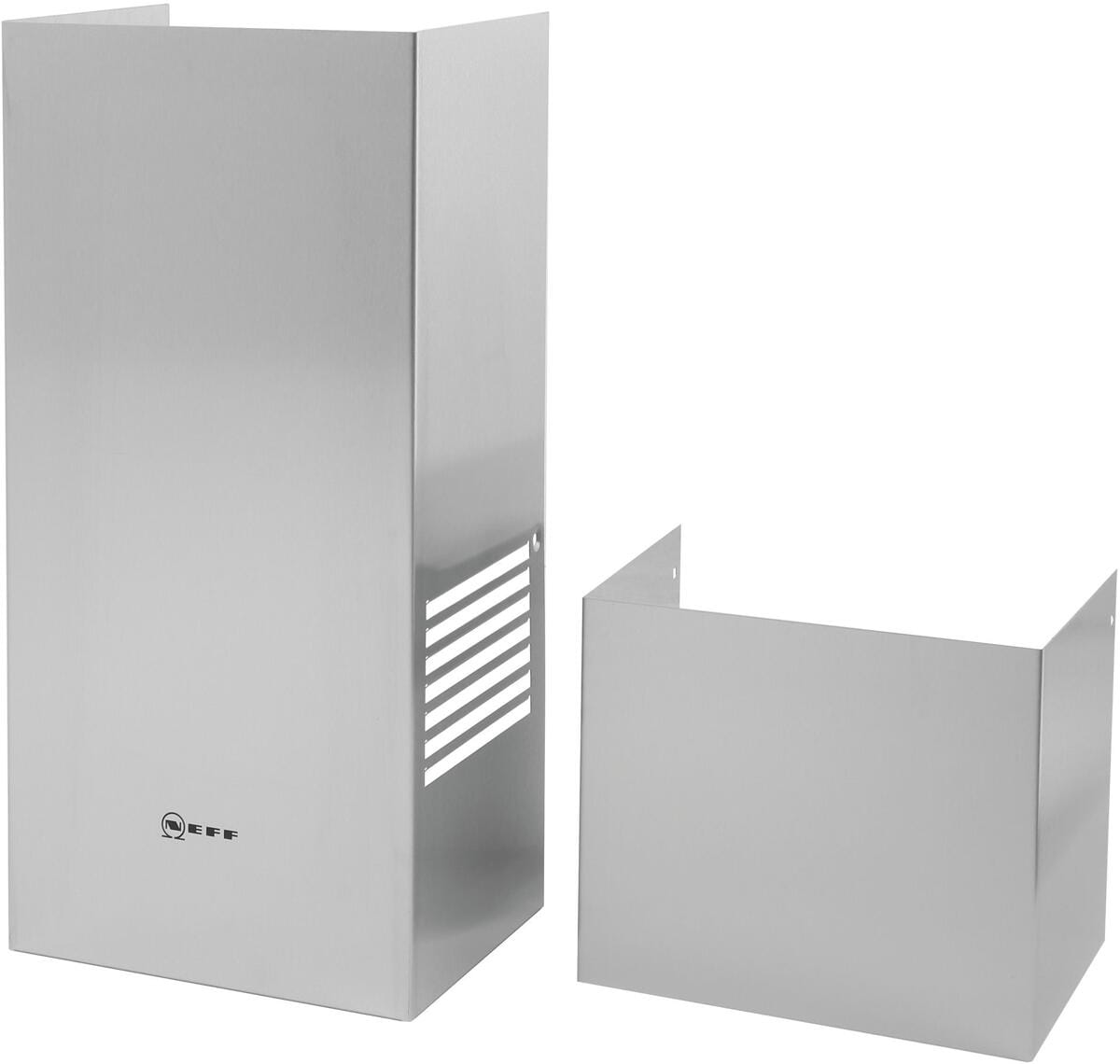 Bosch Siemens 11022751 Lüftungskanal, Telescopkanal Set Edelstahl Walmdach, bedruckt Neff