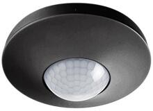 Esylux Decken-Bewegungsmelder 360°, Unterputz, Reichweite ca. Ø 8 m, fernbedienbar, schwarz (EP10055416)
