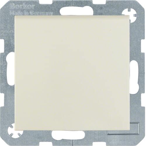 Berker 41248982 Steckdose SCHUKO mit Klappdeckel und Schraubliftklemmen, S.1, IP44, weiß glänzend