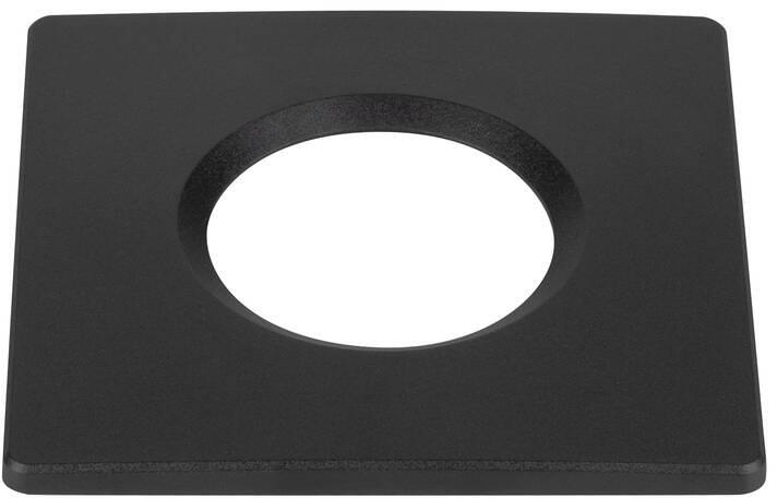SLV UNIVERSAL DOWNLIGHT Abdeckung, IP65, starr, eckig, schwarz (1008096)
