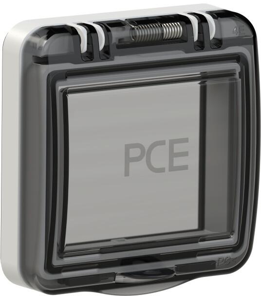 PCE Klappfenster, 4TE, IP44/IP54, hellgrau (9006504)