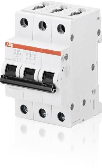 ABB S203-K32 Sicherungsautomat 6kA, 32A, 3-Polig (2CDS253001R0537)