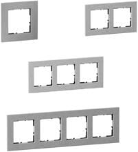 Legrand SEANO Natura Rahmen aus Aluminium, Aluminium eloxiert