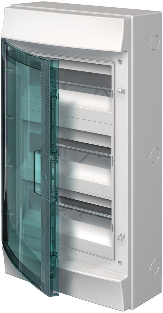 STRIEBEL & JOHN M65W336TN3 Aufputz-Kleinverteiler, 12 Teilungseinheiten, IP65 (1SLM006500S1216)