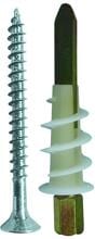 PROTEC.class PGKDK24S Gipskartondübel Kunststoff + Schraube, Länge 24mm, 50 Stück