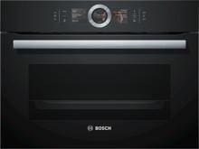 Bosch CSG656RB7 Serie 8 A+ Einbau-Kompaktdampfbackofen, 47 Liter, 60cm breit, PerfectBake Sensor, PerfectRoast, Home Connect, schwarz