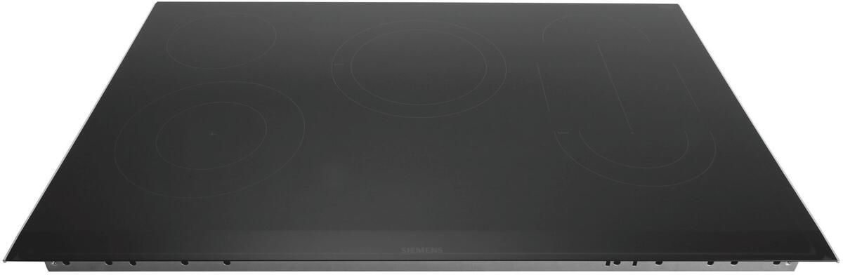 Bosch Siemens 00776179 Glaskeramikfläche, Edelstahl-Rahmen +Befestigungsfedern 173604