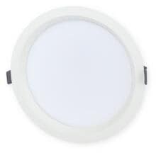 LEDVANCE DL ALU DN 200 LED-Downlight, 25 W, 4000 K, IP44, IP20, WT, kaltweiß