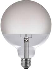 SLV LED Globe 125 Half Moon LED-Leuchtmittel, E27, 7W, 2700K, PHASE dimmbar, Glas, gefrosted (1008157)