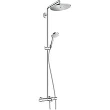 Hansgrohe Croma Showerpipe 280 Duschsystem, 1jet, Wannenthermostat, Select S, chrom (26792000)