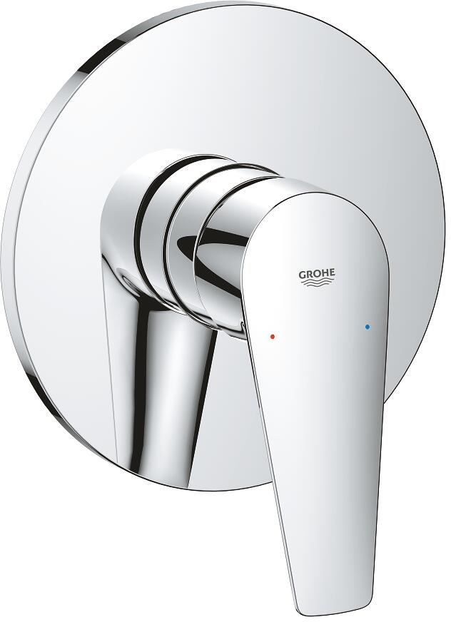 GROHE BauEdge Einhebel-Brausebatterie, 1/2", chrom (24161001)
