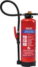 Gloria WKL6PRO Wasser Lithium Feuerlöscher, Schlagknopfarmatur, Löschpistole, 6l, rot (803841.0000)