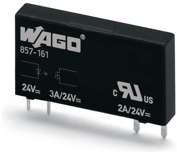 Wago 857-161 Elementar-Solid-State-Relais, DC 24 V, 3 A ( 20 Stück)
