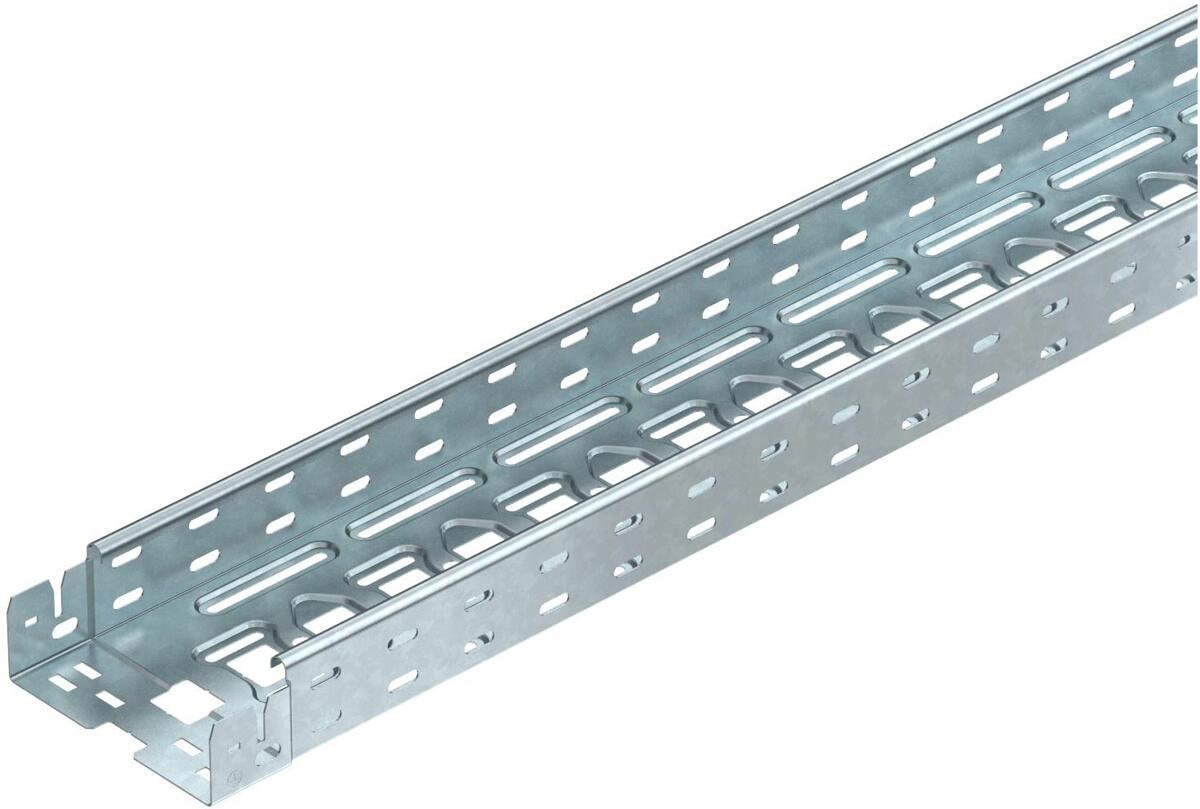 OBO Bettermann MKSM 615 FT Kabelrinne mit Schnellverbindung, MKS-Magic, gelocht, 60x150x3050mm, Stahl, tauchfeuerverzinkt (6059020)