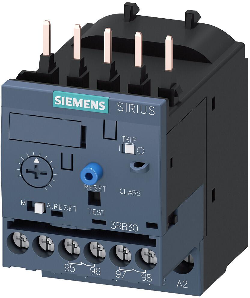 Siemens 3RB3016-1NB0 Überlastrelais 0,32...1,25 A elektronisch für Motorschutz Baugröße S00, CLASS 10E