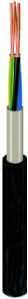 PVC Erdkabel NYY-J 0,6/1 kV mit CU-Leiter 3x1,5 RE, schwarz, Ring, 100 m
