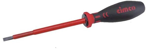 Cimco Isolierte Schraubendreher 1000V Schlitz DIN EN 60900 10,0x1,6mm 310mm (117710)
