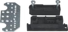 Hager UZ61S1 Sammelschienenträger 60mm, universN, 1polig, (1 Set = 50 Stück)