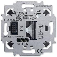 Busch-Jaeger 6715 U LED-Dimmer Einsatz, ZigBee Light Link, zum Schalten und Dimmen elektrischer Lasten per Funk (2CKA006710A0003)