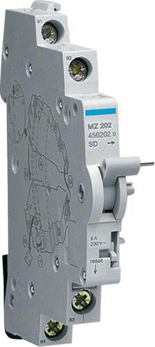 Hager MZ202 Signalkontakt für MCB RCBO <125A, 1 Schließer, 1 Öffner, 6A, 240V