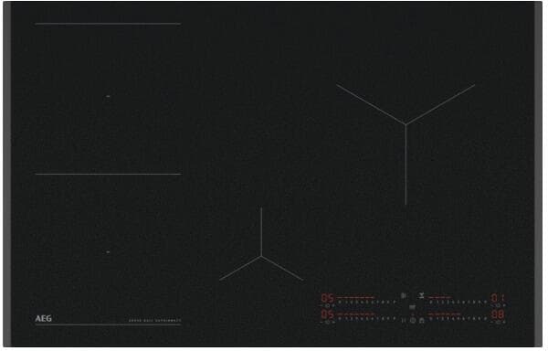 AEG TII84B10FZ Autarkes Induktionskochfeld, 81 cm breit, Schutz vor Kratzern, Hob²Hood-Funktion, Kindersicherung, SaphirMatt