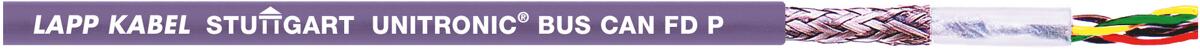 Lapp UNITRONIC BUS CAN FD P 2X2X0,5 Busleitung, CAN, 2x2x0.5 mm², PUR, violett, 100m (2170279/100)