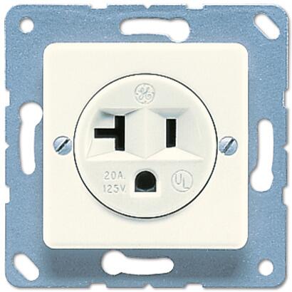 Jung 121-20 Steckdose, US-Norm NEMA 20 A, weiß