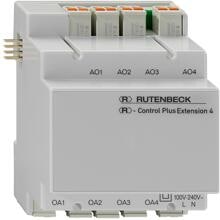 Rutenbeck Control Plus Extension 4, Ansteckbares Erweiterungsmodul für R-Control Plus IP 8 und R-Control Plus IP 4 lichtgrau (700802612)