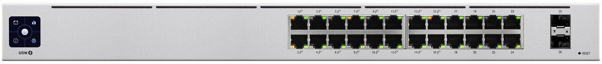 Ubiquiti UniFi 24-Port PoE Managed L2/L3 Gigabit Ethernet (10/100/1000) Power over Ethernet (PoE) 1U Silber