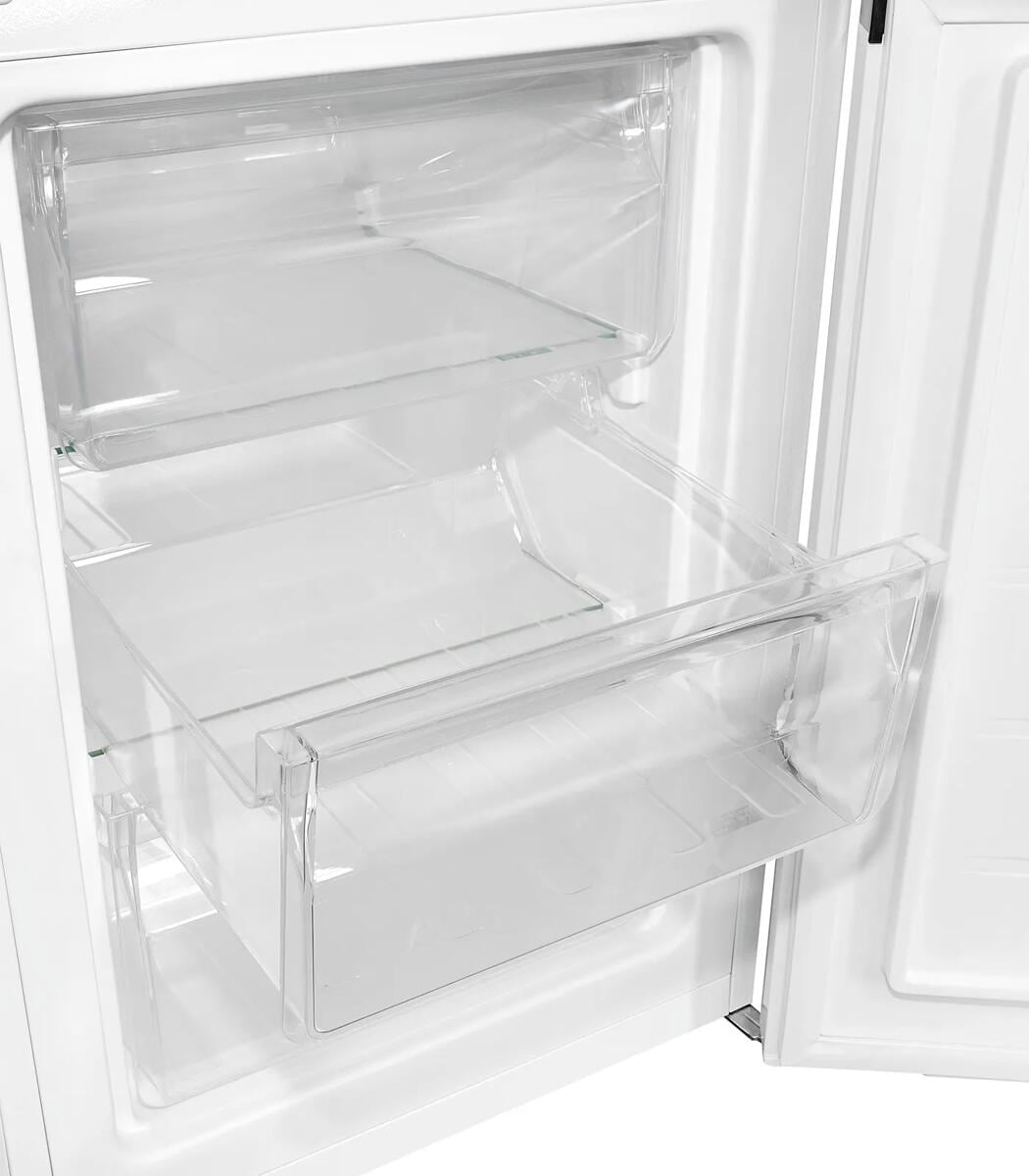 Exquisit Kühl-Gefrierkombination KGC231-60-E-050C – 157 Liter, 4-Sterne-Gefrierfach, Alarm – In Inoxlook
