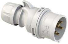PCE SHARK CEE-Stecker, 32A, 5p, 1h, IP44/IP54, grau (025-1)