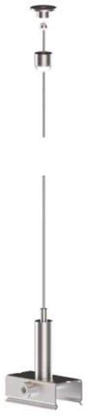 Brumberg ONETRACK Seilabhängung mit Schnellspanner zu 3-Phasen-Stromschiene ONETRACK, Pendellänge 5.000mm (87137000)