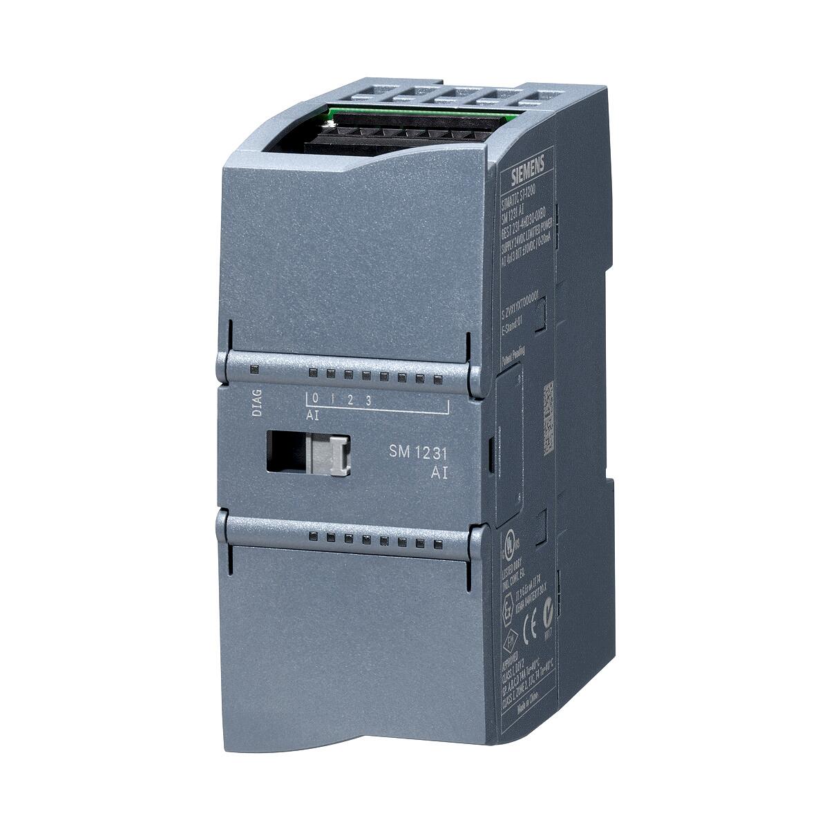 Siemens 6ES7231-4HF32-0XB0 SIMATIC S7-1200, Analogeingabe, SM 1231, 8 AI, +/-10V, +/-5V, +/-2.5V, oder 0-20mA/4-20mA, 12 Bit+Vorzeichen oder (13 Bit A