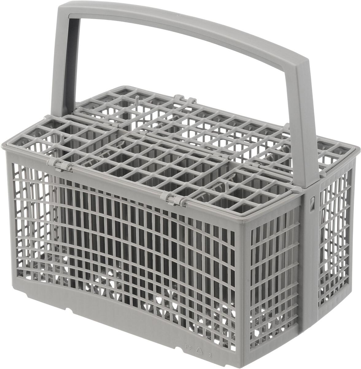 Bosch Siemens 00668361 Besteckkorb, Grau, fix, mit grauem Griff