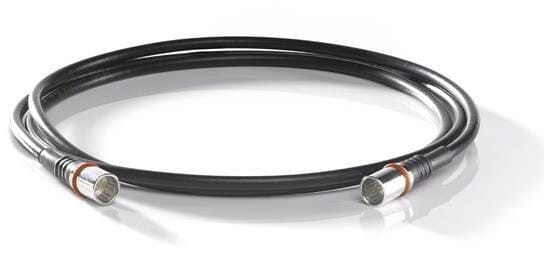 Wisi DS 50 U 0300 Anschlusskabel, F-Quick/F-Quick, 3m, Klasse A++, 73388, schwarz (DS50U0300)