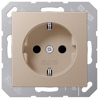 Presa Schuko Jung AL 1520 KI AN Serie LS | 16A 250V Con Protezione Contatto | Colore Antracite | Qualità E Durata Per Impianto Elettrico