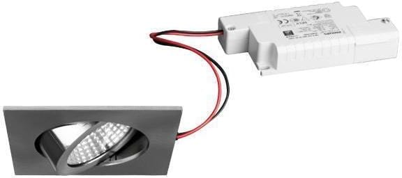 Brumberg BB05 LED-Einbaustrahlerset Phasenabschnitt dimmbar, 6W, 640lm, 3000K, nickel matt (39365153)