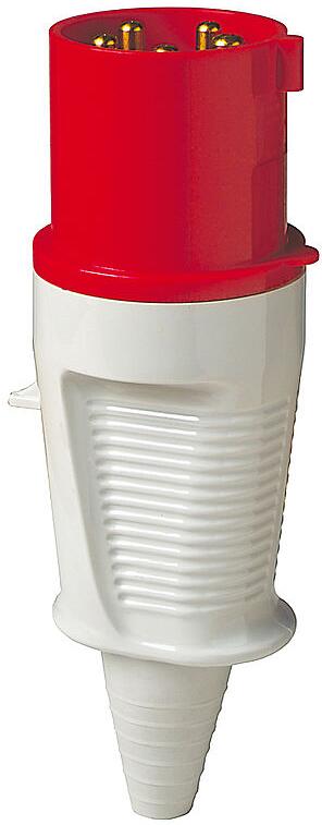 Walther Werke (260) Stecker 63A 5P 6H mit Kabelknickschnutz