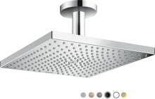 hansgrohe Raindance E Duschkopf 300 1 Strahlart mit Deckenanschluss, Metall, 17 l/min, 300 x 300 mm