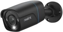 Reolink P330 4K UHD IP PoE Überwachungskamera mit intelligenter Personen- & Fahrzeugerkennung, Nachsicht in Farbe, schwarz