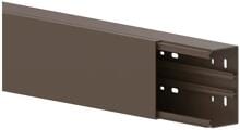 GGK 1045 Leitungsführungskanal FB 60x110-8014, PVC, mit Bodenlochung, braun