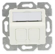 TELEGÄRTNER 100021417 Modul-Aufnahme 2-fach 30°aws